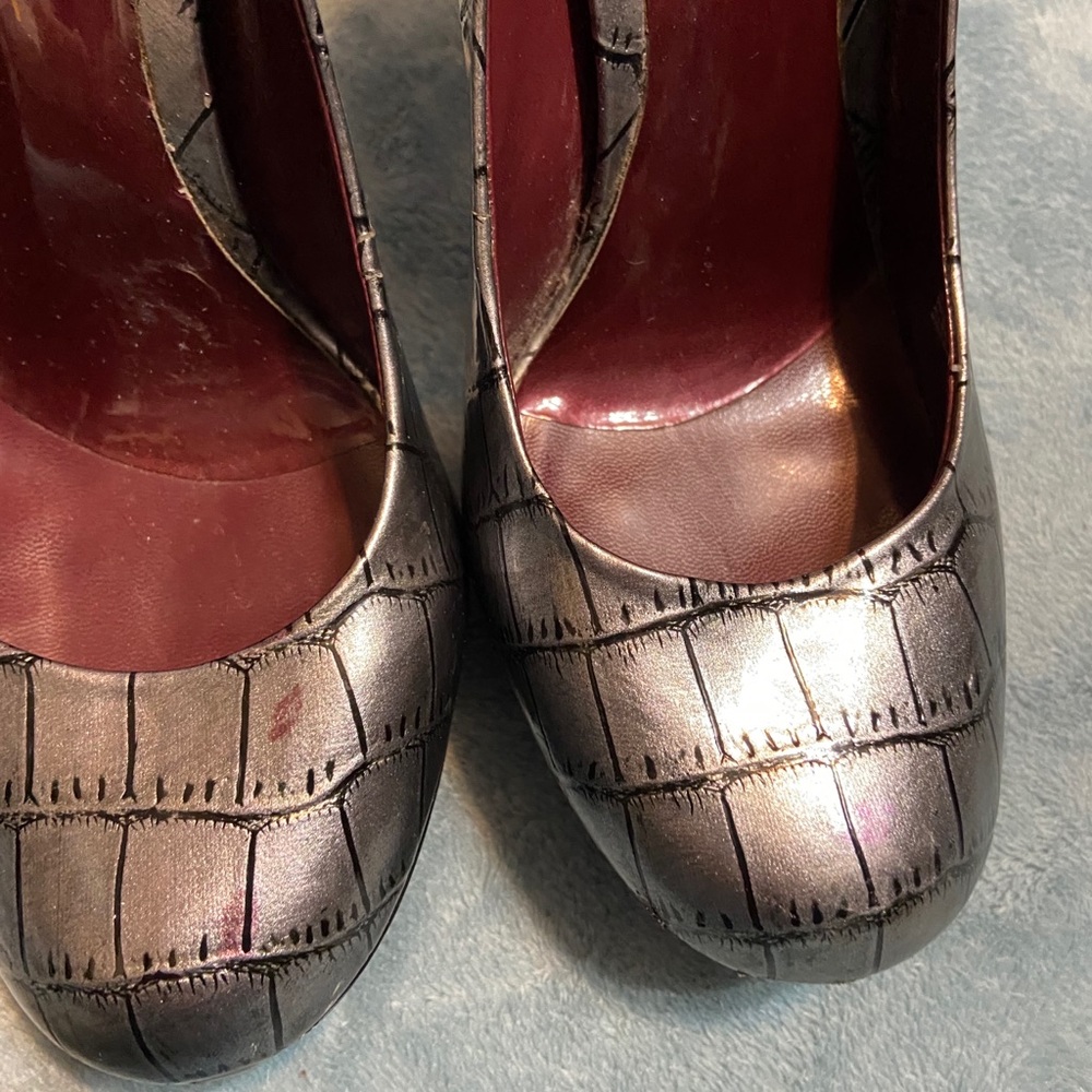 Jessica Simpson Silver Heels - Picture 12 of 16